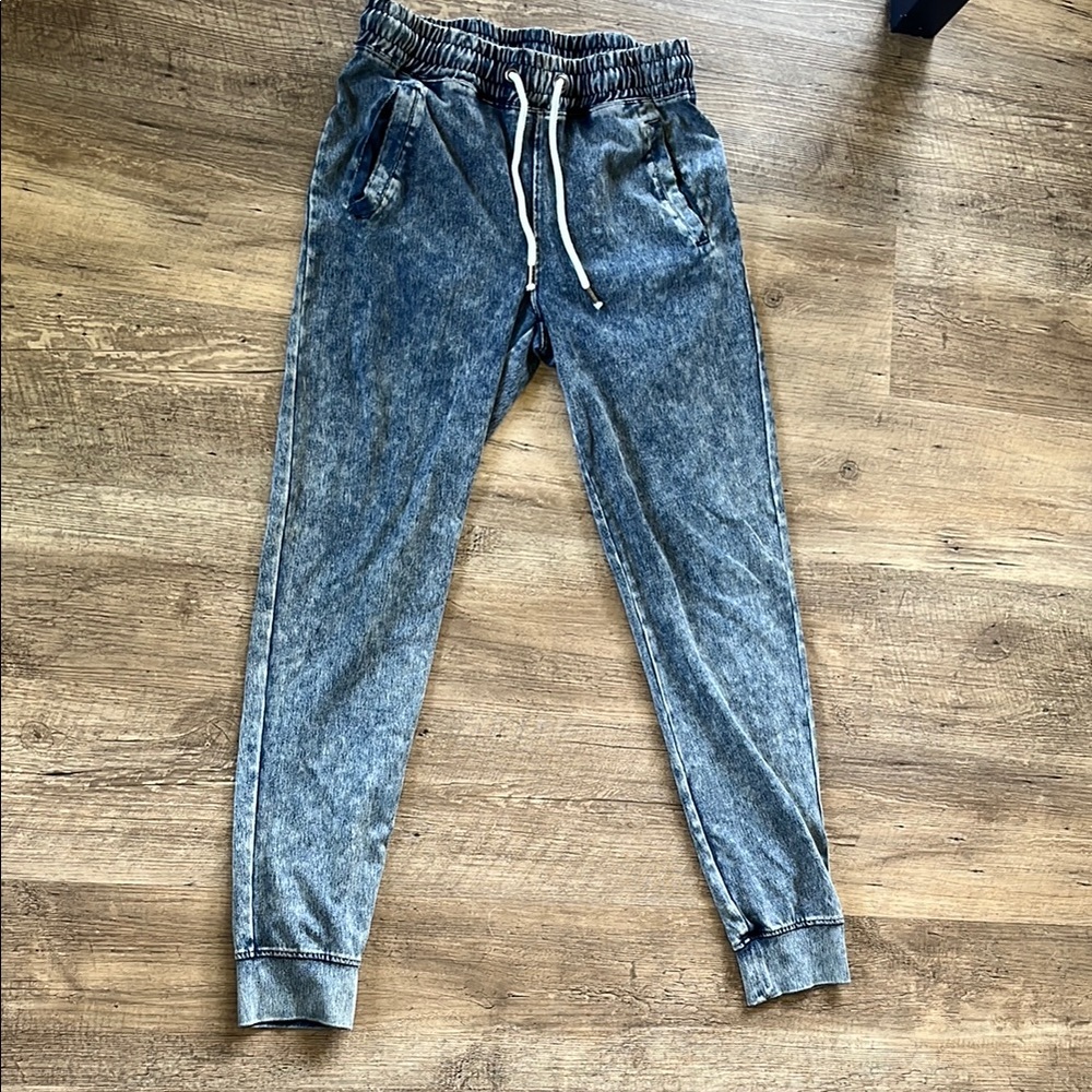 Ardene Denim Blue Joggers